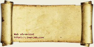 Zorana Stojković vizit kartica